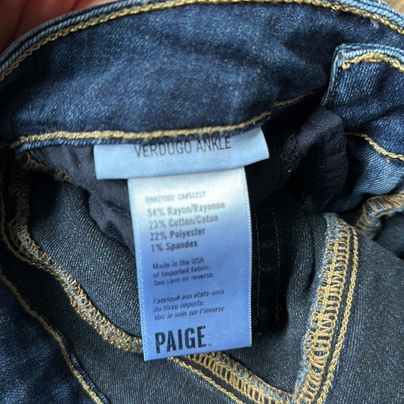 Paige Denim Verdugo Ankle size 25 - Picture 4 of 8